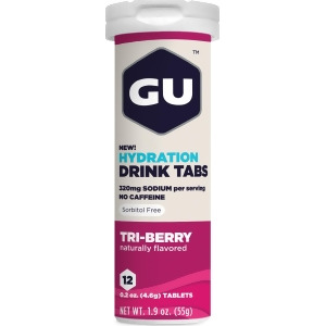Gu 123142 Gu Gu Hydratin Drink Tabs Tri-berry Singles - All