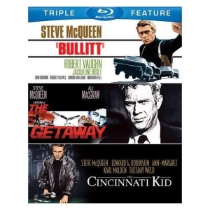 Bullit/cincinnati Kid/getaway Blu-ray/tfe/3 Disc - All