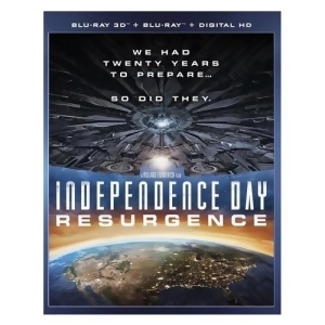 Independence Day 2-Resurgence Blu-ray/3d/digital Hd 3-D - All