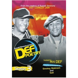Mod-def Poetry-russell Simmons Pres Def Poetry-sea 3 Dvd/nonreturnable - All