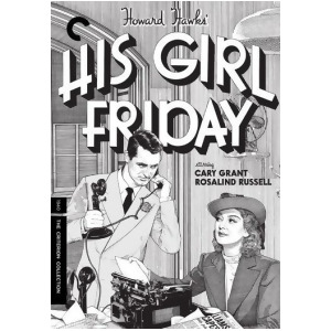 His Girl Friday Dvd B W/eng Sdh/1.33 1/Ff/2discs - All