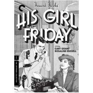 His Girl Friday Dvd B W/eng Sdh/1.33 1/Ff/2discs - All