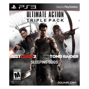 Ultimate Action Triple Pk W/just Cause 2/Tomb Raider/sleeping Dogs - All