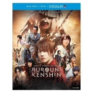 Rurouni Kenshin Part 2-Kyoto Inferno Blu Ray/dvd Combo W/uv/2discs - All