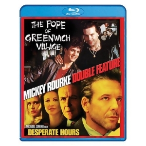 Mickey Rourke-pope Of Greenwich Village/desperate Hours Blu Ray Ws - All