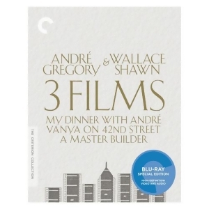 Andre Gregory Wallace Shawn-three Films Blu-ray/3 Discs - All