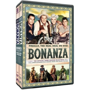 Bonanza-official Third Season V01 2 2Pk Dvd 9Discs - All