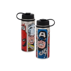 Marvel Comics 18 Oz Vacuum Insulated Steel Water Bottle - All