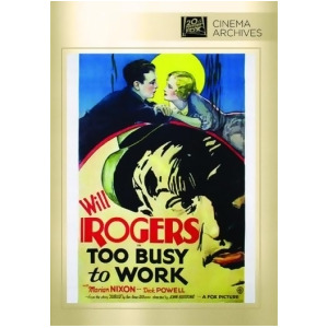 Mod-too Busy To Work Dvd/non-returnable/1932 - All