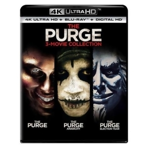 Purge-3-movie Collection Blu-ray/4kuhd/ultraviolet/digital Hd - All