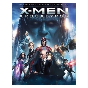 X-men-apocalypse Blu-ray/3d/2d/digital Hd 3-D - All