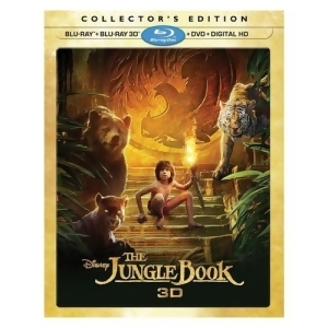 Jungle Book-live Action Blu-ray/3d/2d/dvd/digital Hd 3-D - All
