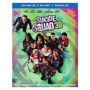 Suicide Squad Blu-ray/3-d/2016/digital Hd/ultraviolet/3 Disc 3-D - All