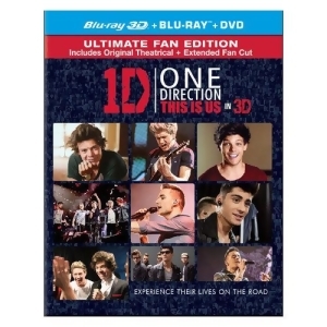 One Direction-this Is Us Blu-ray/dvd Combo/3-d/ultraviolet/3 Disc 3-D - All