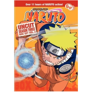 Naruto Uncut-season 3 V02 Dvd/6 Disc/box Set/ff-4x3/eng-sub - All