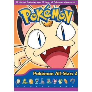 Pokemon All Stars Box Set 2 Dvd/10 Disc/ff-4x3 - All