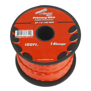 Audiopipe Ap14100rd Audiopipe 14 Gauge 100Ft Primary Wire Red - All
