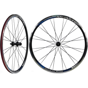 Wheelset 700 Vuelta Zerolite Comp 10Sp Blk W/blue/wht Decal - All