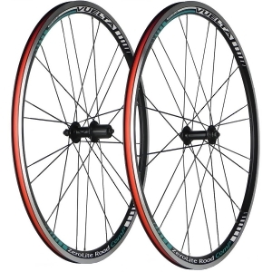 Wheelset 700 Vuelta Zerolite Comp 10Sp Blk W/grn/wht Decal - All