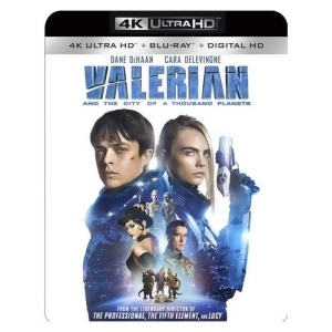 Valerian The City Of A Thousand Planets Blu Ray/4kuhd/uv/dig Hd - All