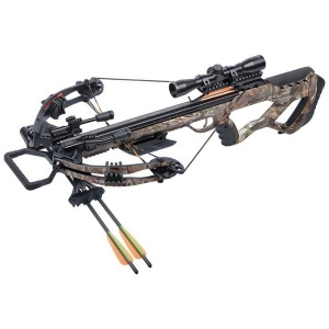 Center Point Axctw185ck Center Point Tormentor Whisper 380 All Weather Composite Stock Compound Crossbow - All