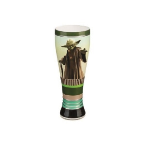 Star Wars Yoda 20 Oz Hand Painted Glass Nla - All