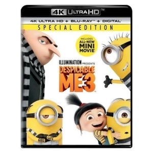 Despicable Me 3 Blu Ray/4kuhd/ultraviolet/digital Hd - All