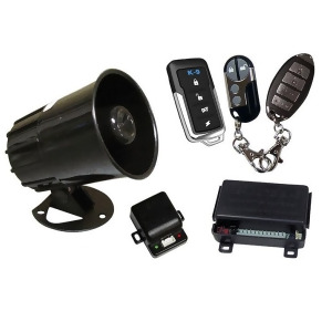 Excalibur Alarms Mundial-6 K-9 Car Alarm with Keyless Entry Includes 3 Different Transmitter Designs - All
