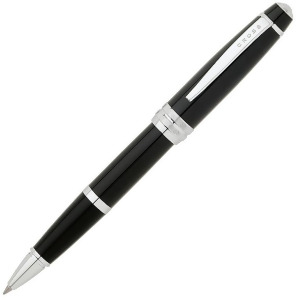 Cross At0455-7 Cross Bailey Black Lacquer Selectip Gel Rolling Ball Pen - All