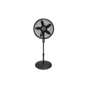 Lasko Products S18670 18 Ped Fan 4 Spd w rem Black - All