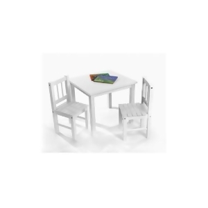 Lipper 513W Child's Table Chair Set White - All
