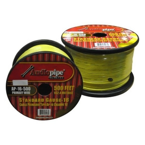 Nippon Ap16500yw Audiopipe 16 Gauge 500Ft Primary Wire Yellow - All
