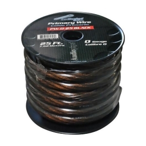 Nippon Ps025bk Audiopipe 25Ft 0Gauge Primary Cable Black - All