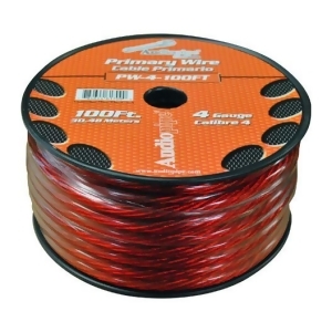Nippon Pw4100rd Power Wire Audiopipe 4Ga 100' Red - All