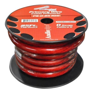 Nippon Ps025rd Audiopipe 25Ft 0Gauge Primary Cable Red - All