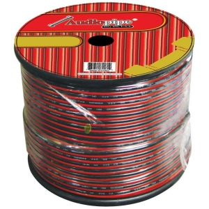 Nippon Cable16black Speaker Cable 16 Ga. 1000' Audiopipe; Red Black - All
