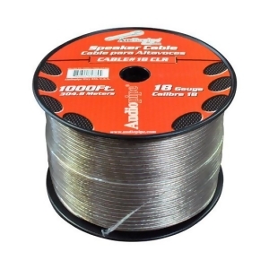 Nippon Cable181000 Speaker Wire Audiopipe 18 Ga 1000' Clear Cbp181000 - All