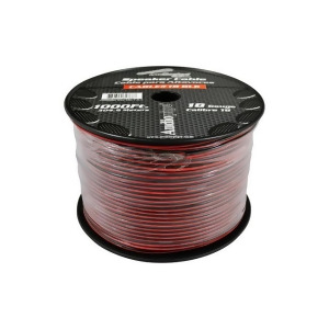 Nippon Cable18black Speaker Cable 18 Ga. 1000' Audiopipe; Red Black - All