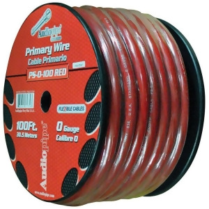 Nippon Ps0100rd Audiopipe Flexible Power Cable 0 Ga. 100 Ft. Red - All