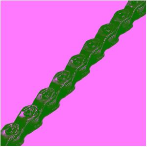 Chain 1Sp 1/8 Kmc Hl710 All Half Links Pintle Blk - All