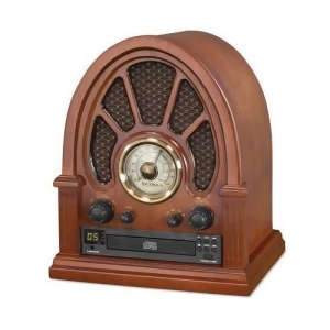 Innovative Technology Inn-vrs-1350 Vintage Wood Cd Bluetooth Table Radio - All
