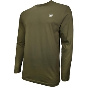 Beretta Ts561t14160782x Beretta T-shirt Long Sleeve Usa Logo 2X-large Od Green - All