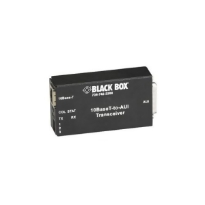 Black Box Network Services Le180a 10Base-t To Aui Transceiver - All