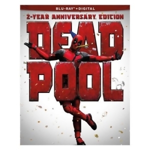 Deadpool 2-Year Anniversary Edition Blu-ray/paper Doll/stickers/tattoos - All