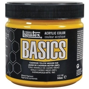 Liquitex / Colart 4332161 Basic 32Oz Jar Cadmium Yellow Medium Hue - All