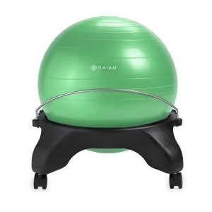 Gaiam 95-9348 Gree Gaiam Backless Balance Ball Chair Green - All