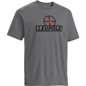 Leupold 170533 Leupold T-shirt Reticle S-sleeve Heather Gray Xx-large - All