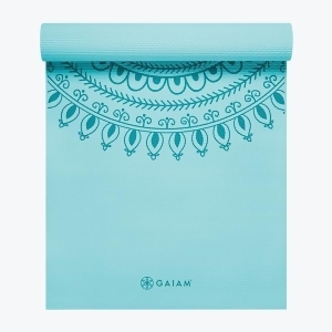 Gaiam 05-60527 Gaiam Premium Marrakesh Yoga Mat 5Mm Blue - All