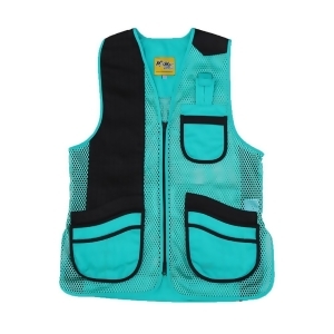 Peregrine Miz-820-tq-lh-m Peregrine Miz-820-tq-lh-m Miz Women's Mesh Vest Lthr Trm Lh-med-tq - All