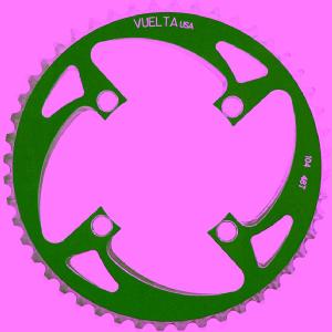 Vuelta Se Flat 104Mm 48T Black Chainring - All